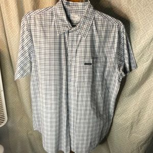 Calvin Kline Jeans shirt sleeve button down shirt size large